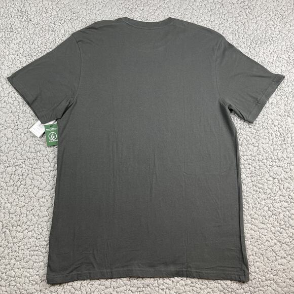 Volcom Hawaii Organic Cotton T-shirt Men's Large Surf Skate Beach Kingdom SS - Picture 8 of 9